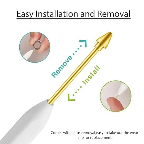 NWANTF Metal Nibs/Tips Replacement for Samsung Galaxy Tab S11/S11 Ultra S Pen | Durable, Precise, Easy to Install thumbnail 6