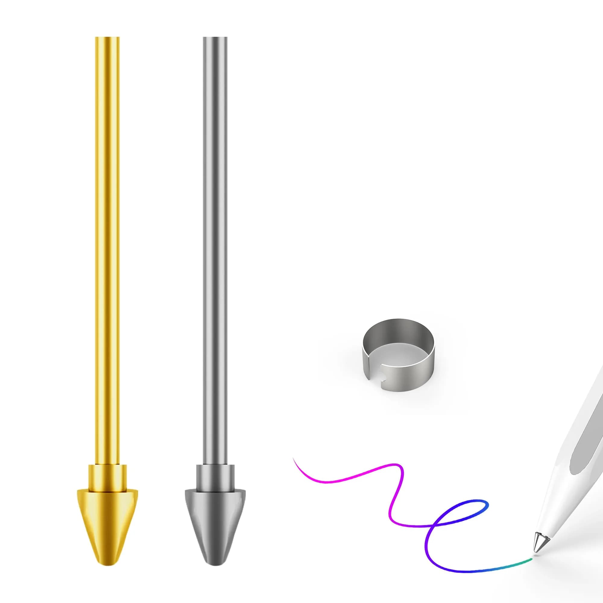 NWANTF Metal Nibs for Samsung Galaxy Tab S11/S11 Ultra S Pen | Durable, Precise, Easy Replacement — 2 metal nibs