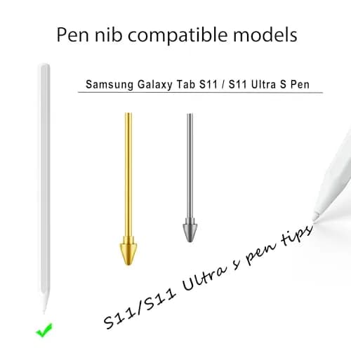 NWANTF Metal Nibs/Tips Replacement for Samsung Galaxy Tab S11/S11 Ultra S Pen | Durable, Precise, Easy to Install thumbnail 3