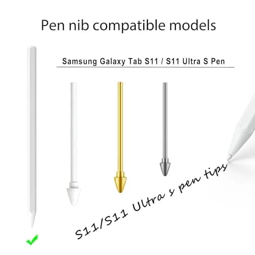 NWANTF Metal Nibs/Tips Replacement for Samsung Galaxy Tab S11/S11 Ultra S Pen | Durable, Precise & Easy to Install thumbnail 2