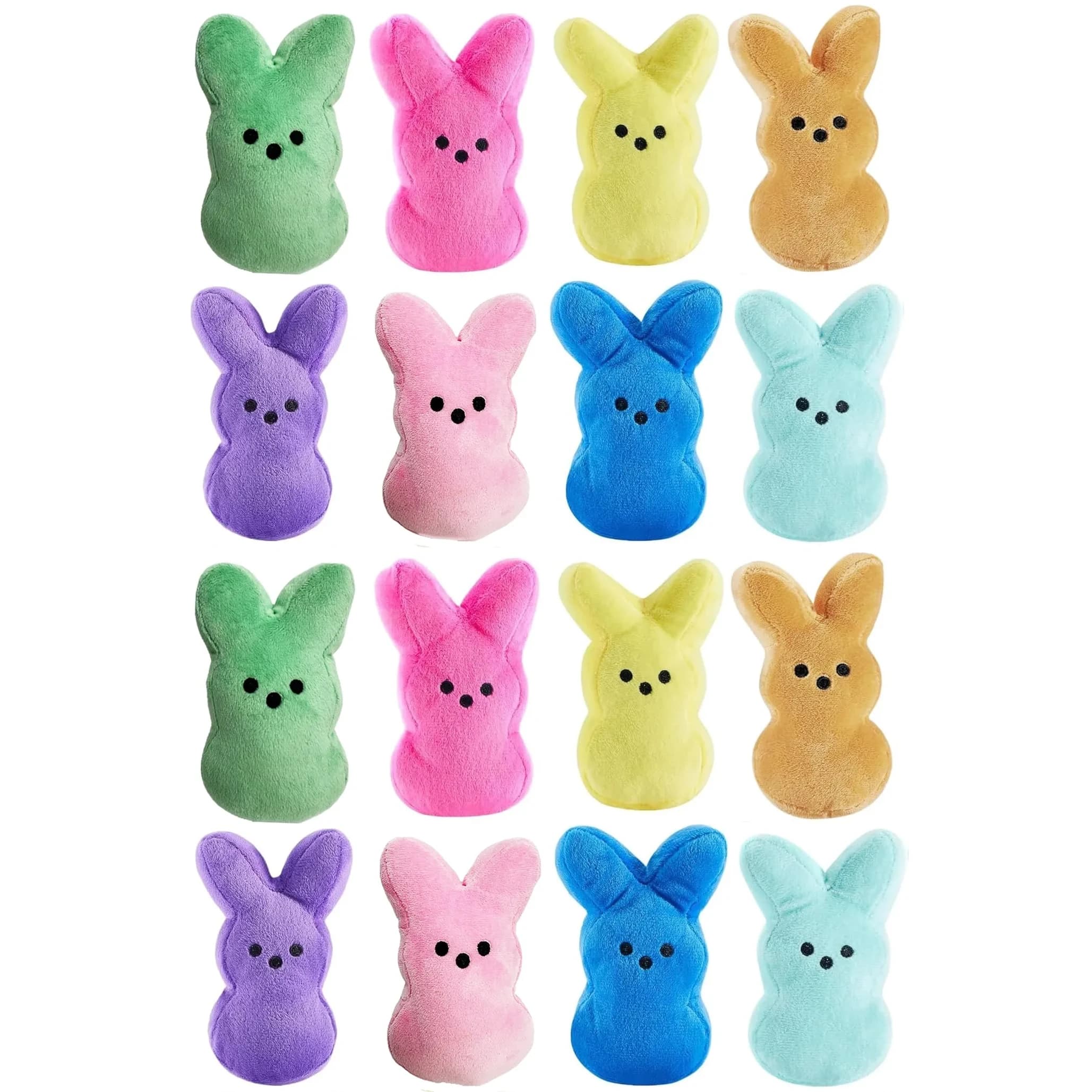 Rdogeia 18PCS Halloween Ghost Plush Toy Set | Bulk Goodie Bag Fillers for Kids — Easter16