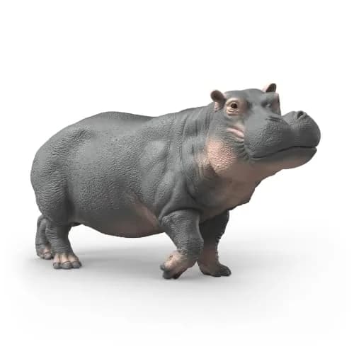Schleich Hippopotamus Toy Figurine 12.8 cm (5.03 in) | Realistic Wild Life Animal thumbnail 1