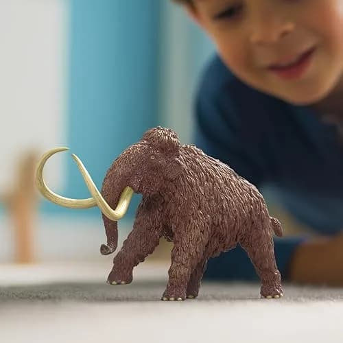Schleich Dinosaurs - Wooly Mammoth Toy Figurine - Kids Ages 4+ | Realistic Dinosaur Model thumbnail 3