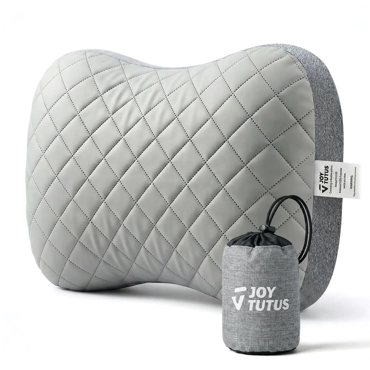 JOYTUTUS Inflatable Camping Pillow Ultralight for Travel, Camping, Hiking | Ergonomic Neck & Lumbar Support