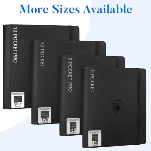 Fabmaker 12 Pocket Trading Card Binder for 912 Cards | Teal PU Cover Album thumbnail 8