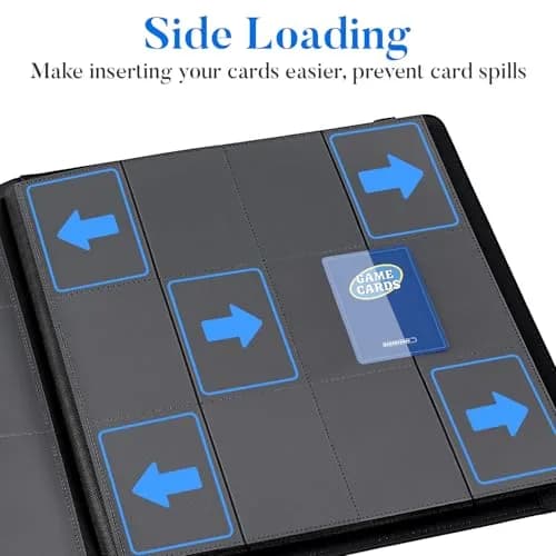 Fabmaker 12 Pocket Trading Card Binder for 912 Cards | Teal PU Cover Album thumbnail 3