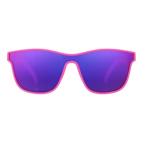 goodr See You at the Party, Richter! Polarized Sunglasses | UV400 Protection, No Slip & Bounce (Medium, Pink) thumbnail 2
