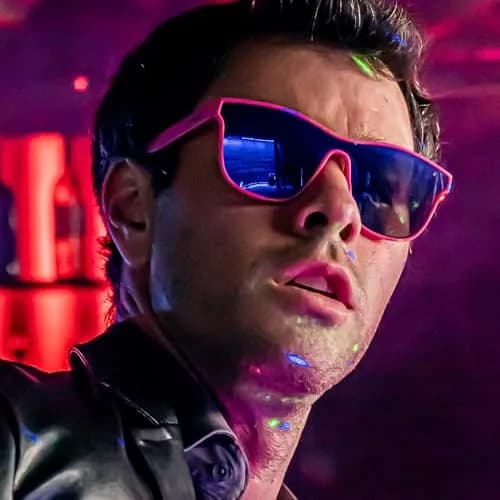 goodr See You at the Party, Richter! Polarized Sunglasses | UV400 Protection, No Slip & Bounce (Medium, Pink) thumbnail 3
