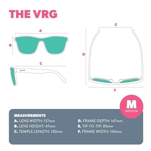 goodr Voight-Kampff Vision Polarized Sunglasses, Medium Sized | UV400, No Slip & No Bounce thumbnail 6