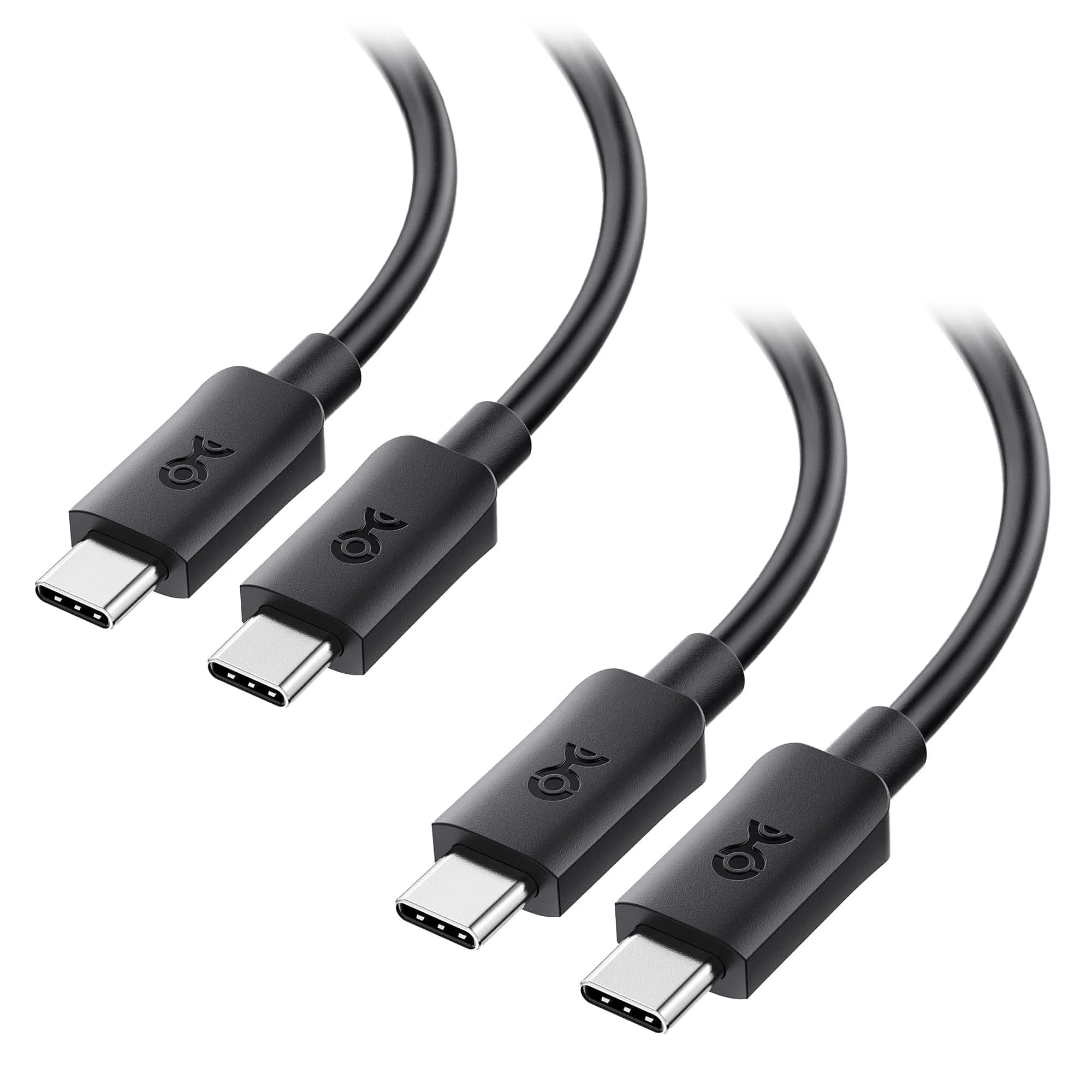 Cable Matters 2-Pack 20Gbps USB-C to USB-C Monitor Cable, 0.9m (3ft) | 8K Video, 240W Charging, 20Gbps Data