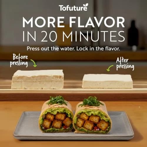 Tofuture Large Tofu Press - The Original and Best Press - Fits Two 8-16 oz | Perfect Texture & Easy Cleanup thumbnail 2