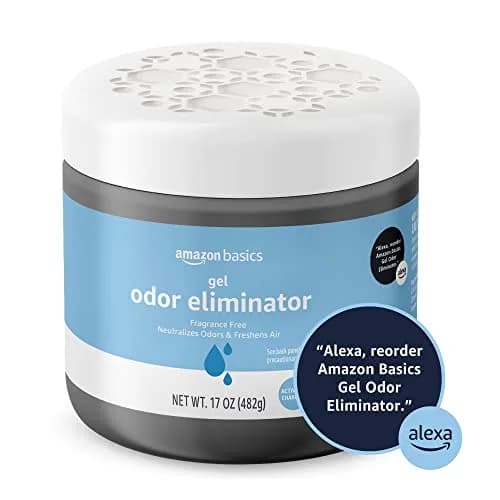Amazon Basics Gel Odor Eliminator, Activated Charcoal, Fragrance Free, 17 Oz (482 g) Pack of 6 | Odor Absorbing for Home & Closets thumbnail 4