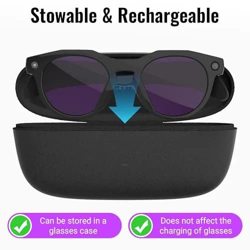 RCstyle Eyeglass Ear Grip for Oakley Meta HSTN Smart Glasses (Black) | Anti-Slip Silicone Ear Cushion thumbnail 7