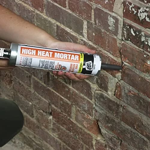 DAP High Heat Fire Resistant Mortar 10 oz | Withstands 2000°F, Easy Water Clean-Up thumbnail 6