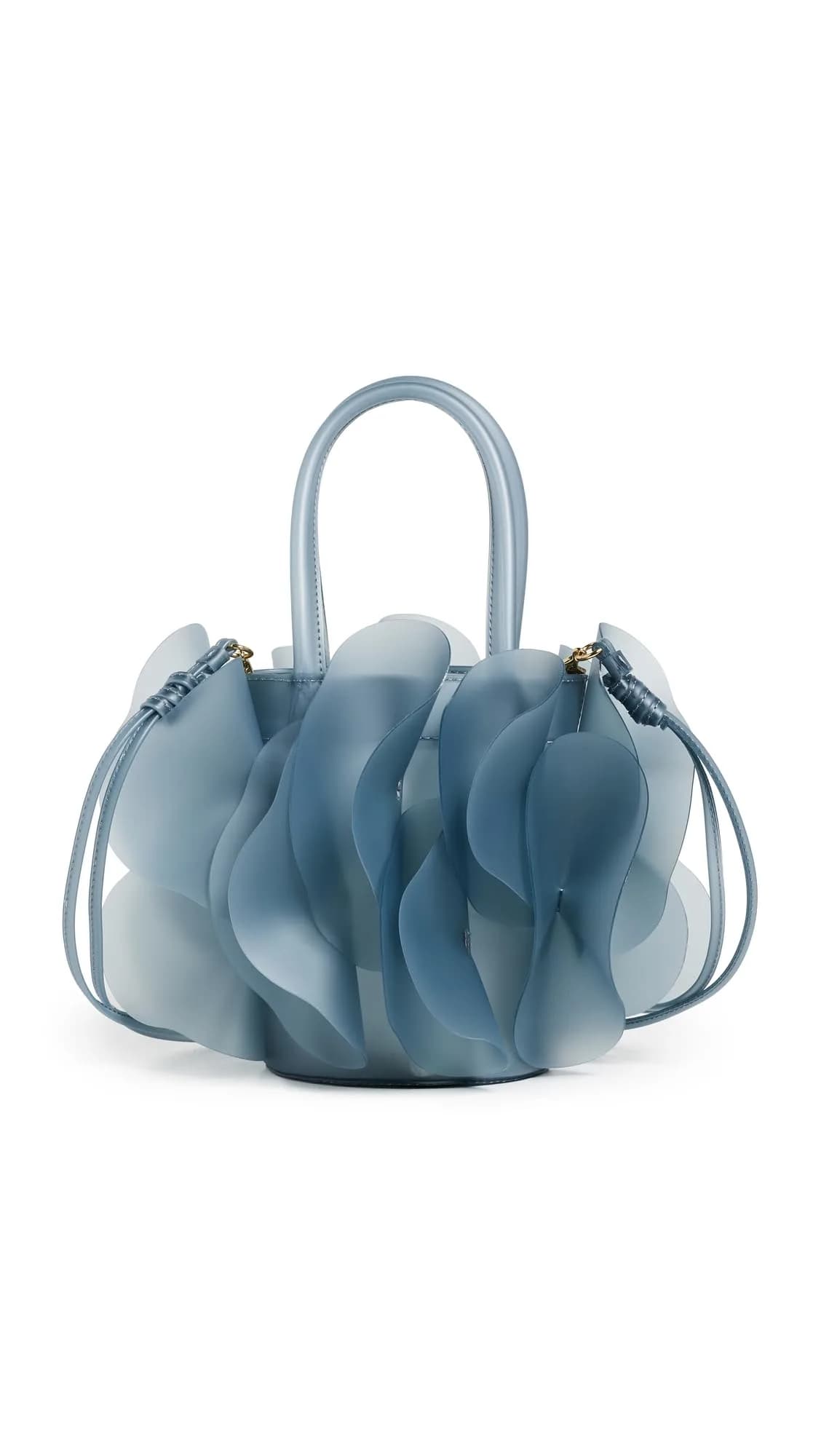FARM Rio Jelly Flower Bag Ice Blue | Playful Translucent Silicone Handbag - main product image