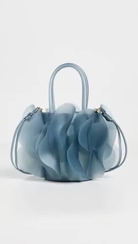FARM Rio Jelly Flower Bag Ice Blue | Playful Translucent Silicone Handbag thumbnail 2