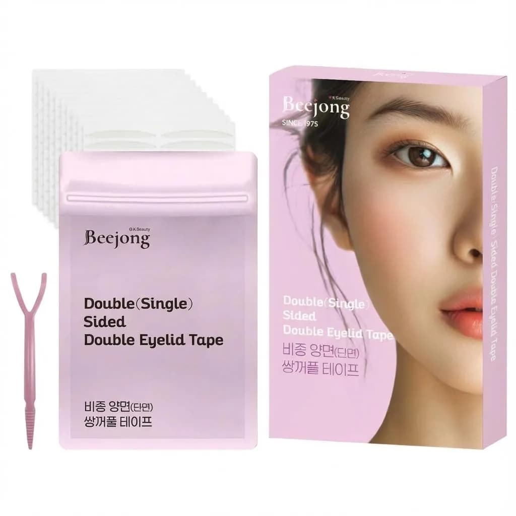 Eye Charm Magic Slim Double Eyelid Tape 176 Count | Invisible Strips for Hooded Monolid Correction — Double-Sided (Slim 3mm)