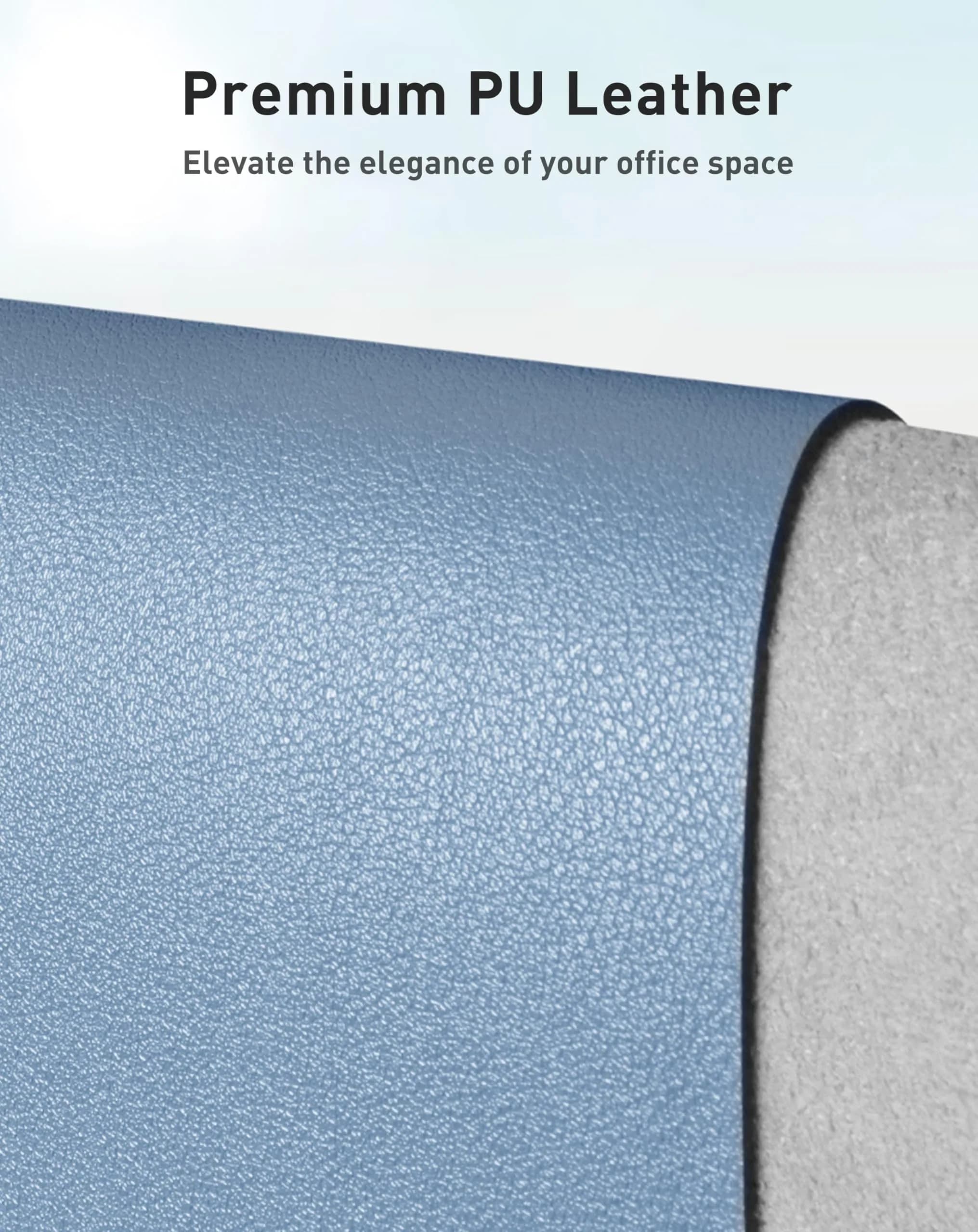 Aothia Faux Leather Desk Mat Large Mouse Pad 40" x 24" | Protects Your Desk with Waterproof PU Leather thumbnail 2