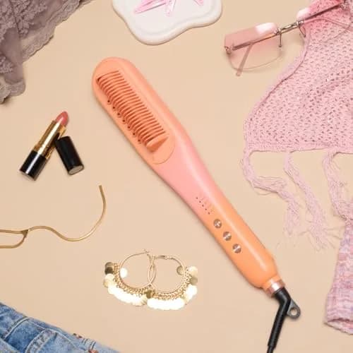 Wavytalk Spotlight Sleek Steamline Pro Steam Hair Straightener Brush 38cm (15 Inch) | Hydrates Hair, Reduces Frizz, Speeds Styling thumbnail 7