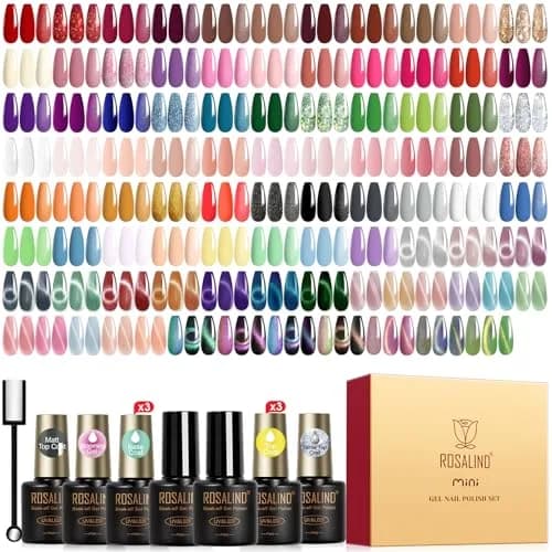 ROSALIND Gel Nail Polish Set 101PCS | 91 Colors, Long-Lasting, Easy Application, Safe Ingredients, Gift Ready thumbnail 1