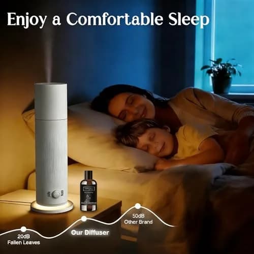BAIESHIJI Waterless Essential Oil Diffuser 4x30ml | Large 1000 sq.ft Coverage, Hotel-Inspired Fragrance, Quiet & Pet Safe thumbnail 6