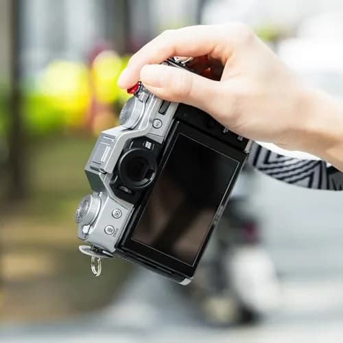 JJC Metal Thumb Grip & Shutter Button for Fuji X-T30III II XT30 XT20,Silver | Ergonomic Camera Accessory thumbnail 9
