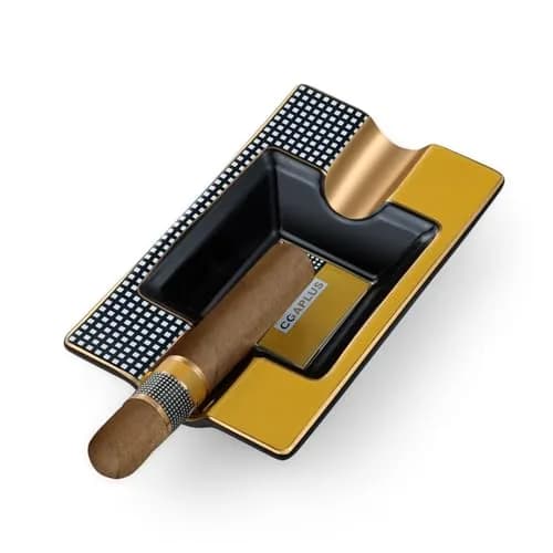GUEVARA Cigar Ashtray Classic Black | Deep Basin, Sturdy & Stylish for Outdoors & Indoors thumbnail 6