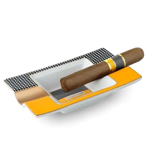 GUEVARA Cigar Ashtray Deep Basin 4.9in (12.45cm) | Elegant Indoor/Outdoor Accessory thumbnail 2
