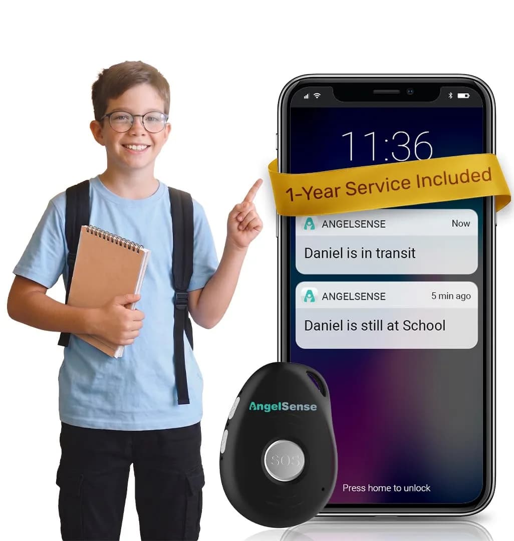 AngelSense GPS Tracker for Kids - Autism, Elderly | Real-Time Location & Safety