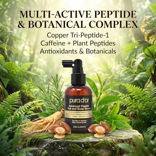 PURA D'OR Advanced Hair & Scalp Serum 99ml (3.3 Fl Oz) | Fuller Appearance Strands for Thinning Hair thumbnail 3
