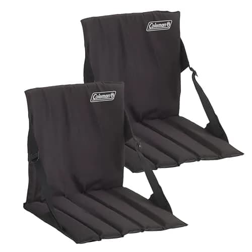 Coleman Stadium Seat 2-Pack with Built-in Storage and Padded Seat, Easy to Carry | 15.5-inch Seat Width thumbnail 1