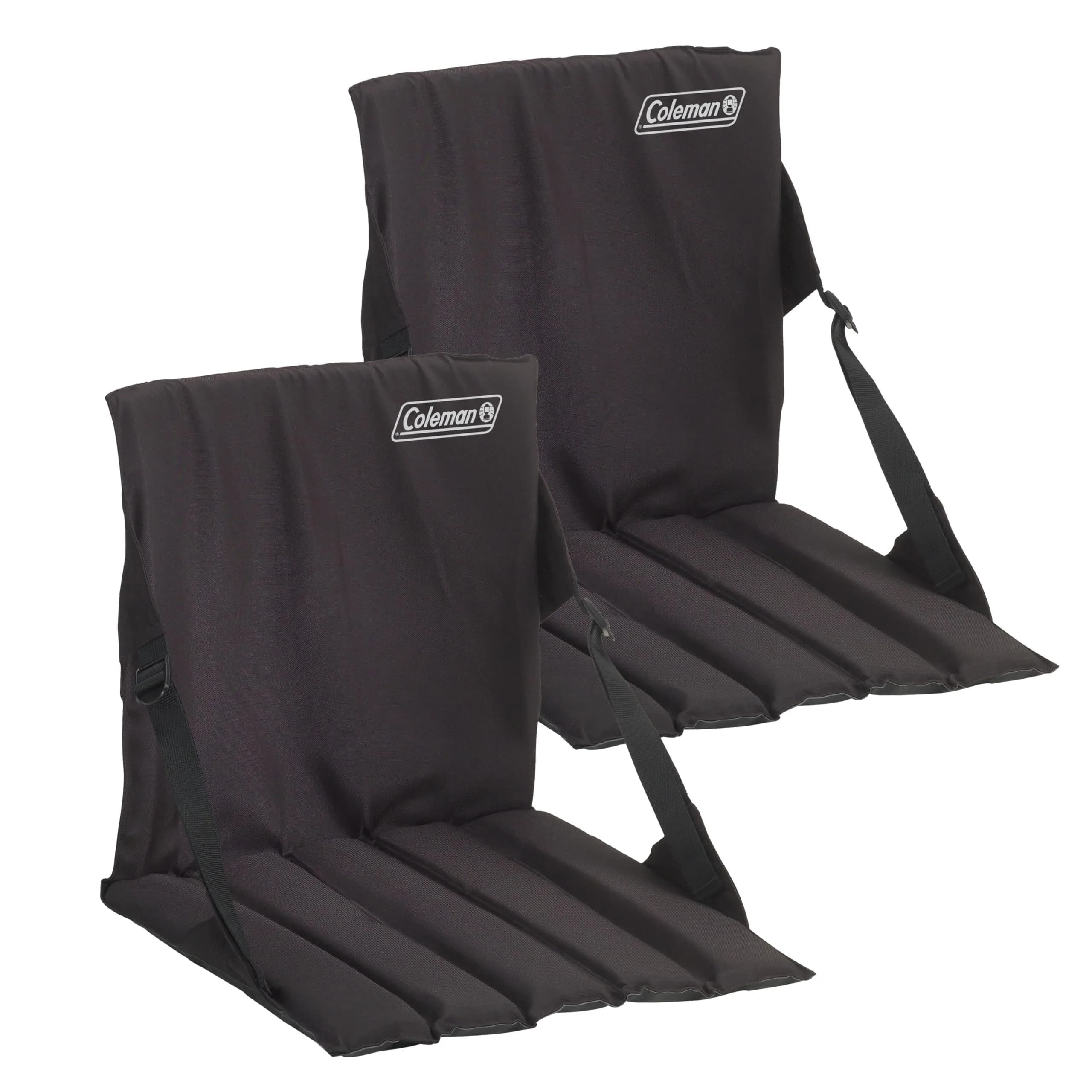 Coleman Stadium Seat 2-Pack with Built-in Storage and Padded Seat, Easy to Carry | 15.5-inch Seat Width - main product image