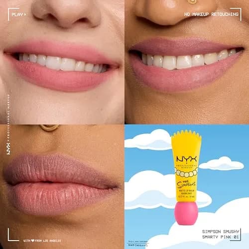 NYX PROFESSIONAL MAKEUP Simpson Smushy Matte Lip Balm 0.27 Fl Oz | Buildable, Hydrating, Blurring Lip Makeup thumbnail 2