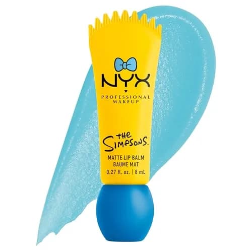 NYX PROFESSIONAL MAKEUP Simpson Smushy Matte Lip Balm, Buildable & Blurring, Vegan & Cruelty-Free - Peekaboo Blue (Clear) | Springfield Collaboration thumbnail 1
