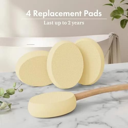 AmazerBath Lotion Applicator Yellow with 4 Replacement Pads | for Daily Living Aids thumbnail 6