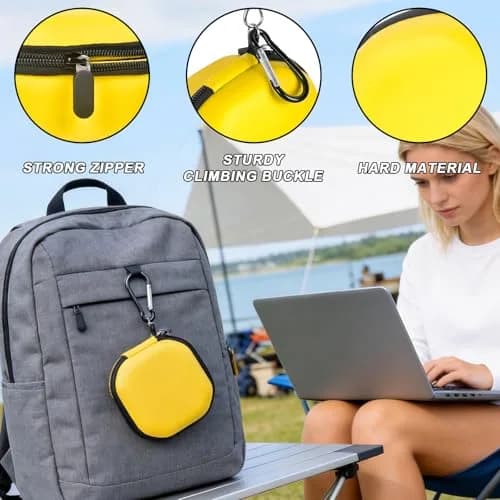 Comecase Hard EVA Shell USB Flash Drive Case | Holds 16 USB Drives with Mesh Pocket & Hand Strap thumbnail 7