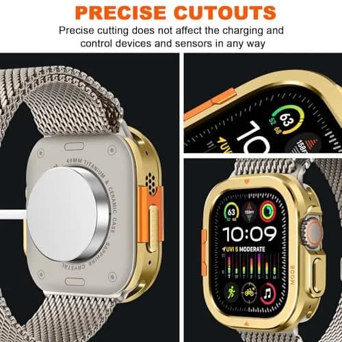 Suphart Apple Watch Ultra 4/3/2/1 Case 49mm | Rugged Metal Bumper & Back Protector thumbnail 6