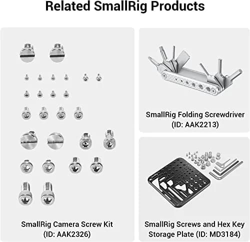 SMALLRIG 1/4" Allen Wrench Screws Pack of 24 Stainless Steel | Durable Camera Accessories thumbnail 7