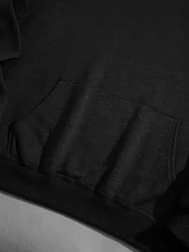 Maydear Custom Hoodie for Men & Women Unisex Pullover Sweatshirt with Kangaroo Pocket, Black thumbnail 7