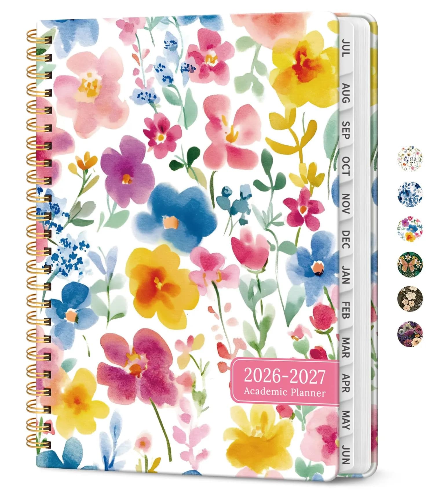 Taja Academic Planner 2026-2027, Jul 2026-Jun 2027 Monthly & Weekly Calendar Planner 28.5 cm (11 inches) | Acid-Free Paper Planner