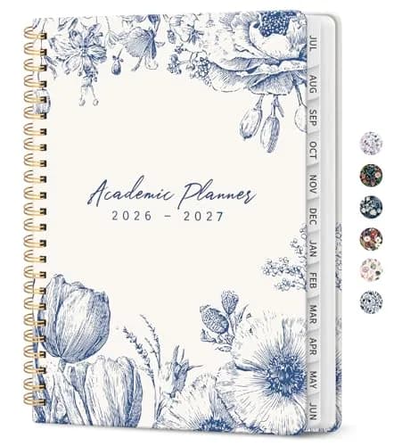 Taja Academic Planner 2026-2027, Monthly & Weekly Jul 2026-Jun 2027 Planner, 16cm (6.3") x 21.7cm (8.5") | Organized Planning for Students & Professionals thumbnail 1