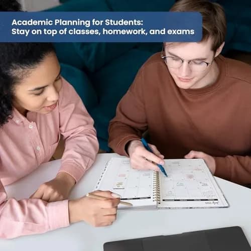 Taja Academic Planner 2026-2027, Monthly & Weekly Jul 2026-Jun 2027 Planner, 16cm (6.3") x 21.7cm (8.5") | Organized Planning for Students & Professionals thumbnail 6