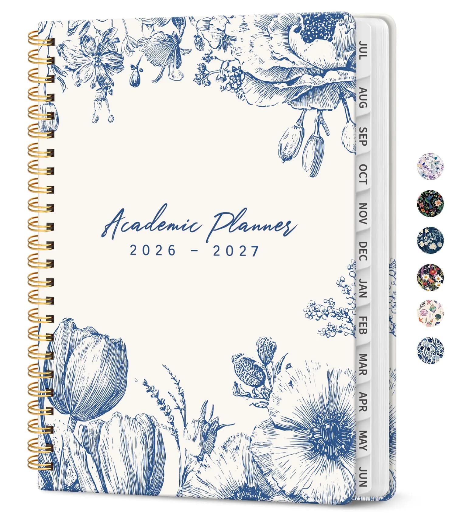 Taja Academic Planner 2026-2027, Monthly & Weekly Jul 2026-Jun 2027 Planner, 28.4cm (11") x 22.5cm (8.5") | Smooth Ink Flow Acid-Free Paper