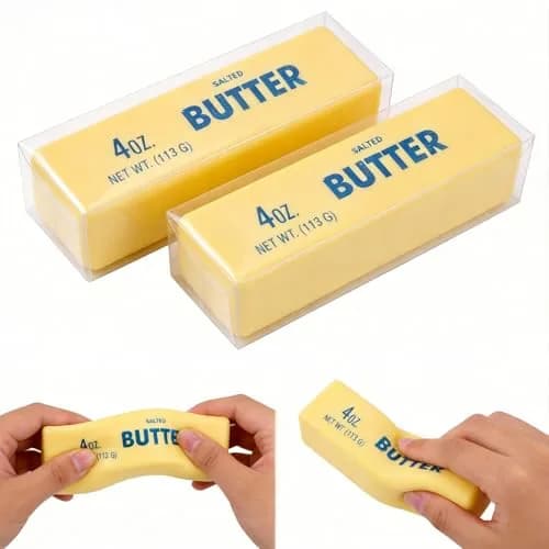 Midou Slow Rising Dumpling Squishy Butter Toy | Soft PU Fidget Toy for Anxiety Relief (5.5 inches) thumbnail 1