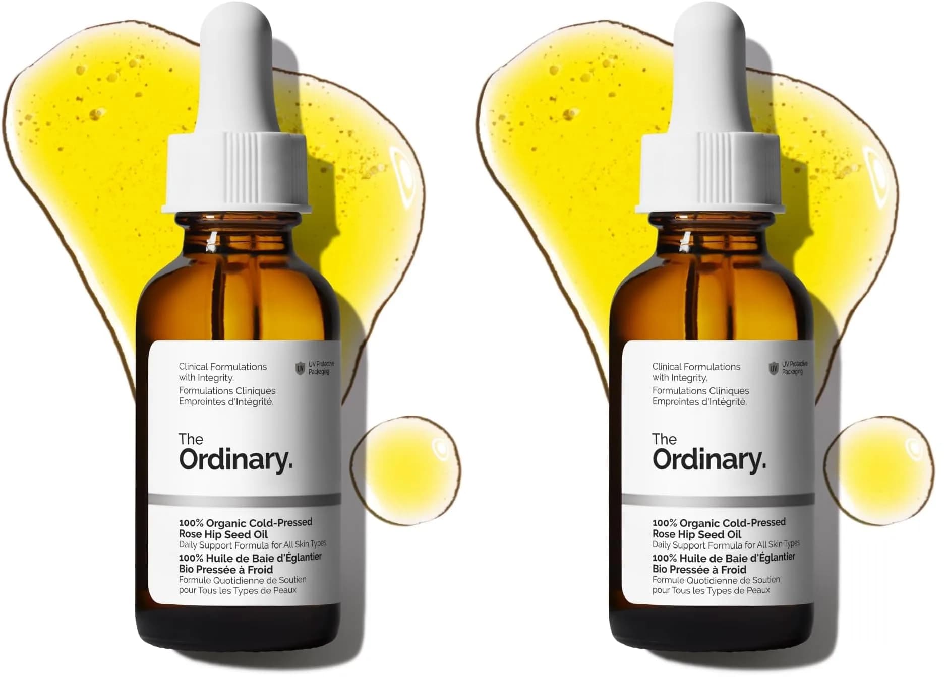 The Ordinary 100% Organic Cold-Pressed Rose Hip Seed Oil 60ml (2 Fl Oz) | Hydrates Skin & Improves Uneven Tone