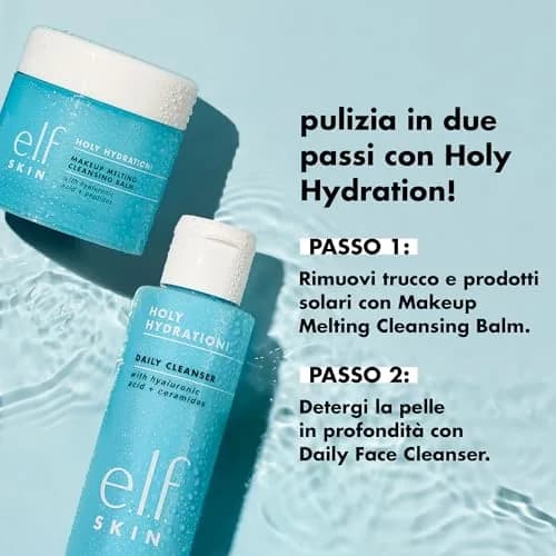 e.l.f. SKIN Holy Hydration! Makeup Melting Cleansing Balm JUMBO (2-Pack, 7 Oz Total) | Melts Makeup, Hydrates Skin thumbnail 3