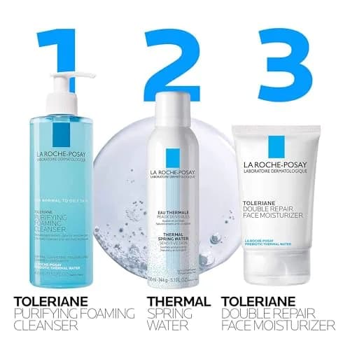 La Roche-Posay Toleriane Purifying Foaming Facial Cleanser 13.52oz (2 Pack) | Gentle Daily Face Wash for Sensitive Skin thumbnail 7