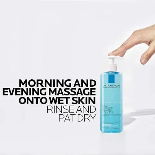 La Roche-Posay Toleriane Purifying Foaming Facial Cleanser 13.52oz (2 Pack) | Gentle Daily Face Wash for Sensitive Skin thumbnail 8