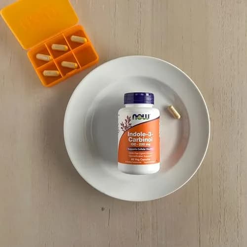 NOW Foods Indole-3-Carbinol 200 mg with Flax Lignan Extract 120 Veg Capsules (Pack of 2) | Detoxification Support with Flax Seed Lignan Extract thumbnail 6