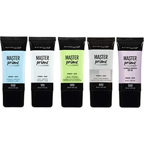 Maybelline Face Studio Master Prime Face Primer Makeup Base,Blur + Smooth, 60ml (2 Pack) | Water-Based, Lightweight, Sensitive Skin Friendly thumbnail 2
